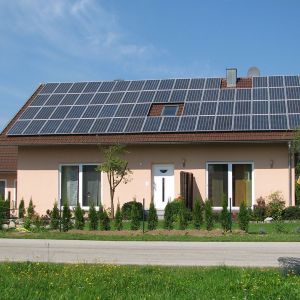 Photovoltaik auf einem Privathaus